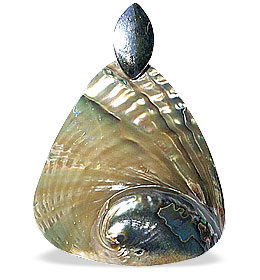 Design 15119: multi-color mother-of-pearl pendants