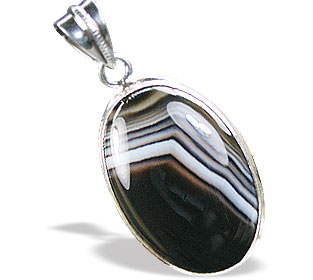 Design 15360: black,white onyx pendants
