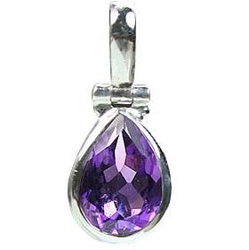 Design 15423: purple amethyst drop pendants