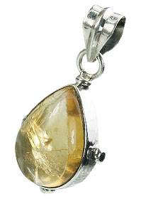 Design 15522: yellow citrine pendants