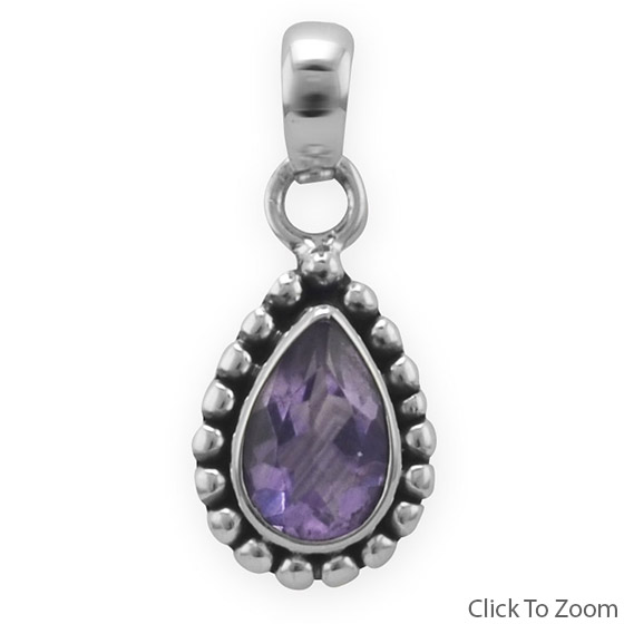 Design 22054: purple amethyst pendants