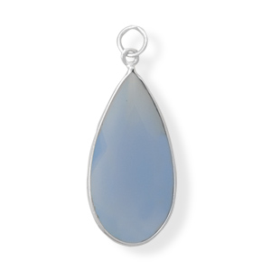 Design 22078: blue chalcedony pendants