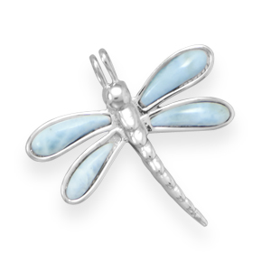 Design 22079: blue larimar drop pendants