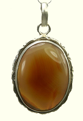 Design 9289: orange carnelian pendants