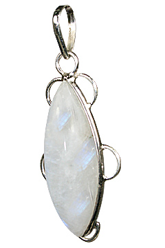Design 9294: white moonstone pendants