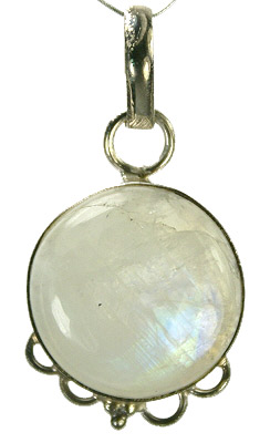 Design 9351: white moonstone pendants