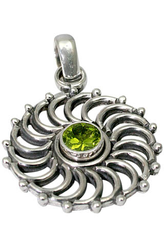 Design 9470: green peridot pendants