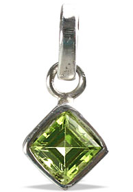 Design 9474: green peridot pendants