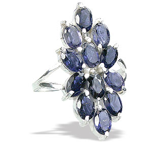 Design 10351: blue iolite brides-maids rings