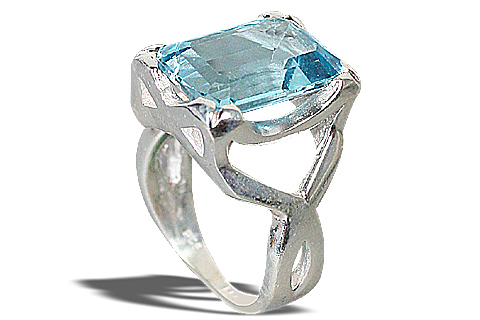 Design 10368: blue blue topaz rings