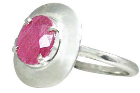 Design 10460: pink ruby rings