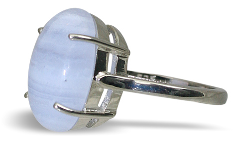 Design 10470: blue agate cocktail, contemporary rings