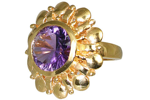 Design 11018: purple amethyst brides-maids rings