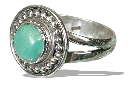 Design 11827: green turquoise american-southwest rings