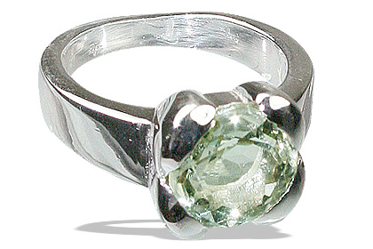 Design 12202: green green amethyst rings