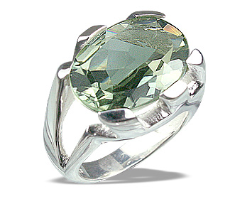 Design 12290: green green amethyst solitaire rings