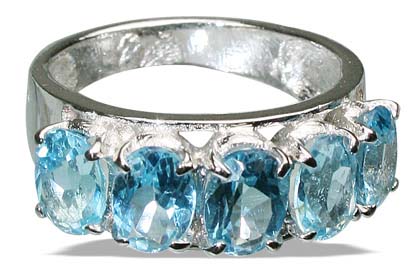 Design 12438: blue blue topaz contemporary, engagement rings
