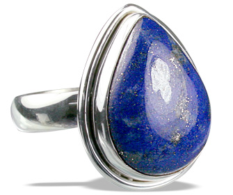 Design 12616: blue lapis lazuli rings