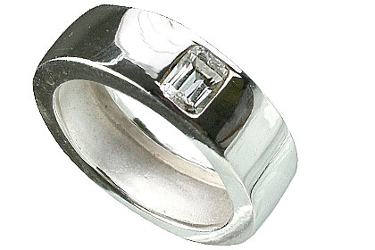 Design 13064: white white topaz engagement, mens rings