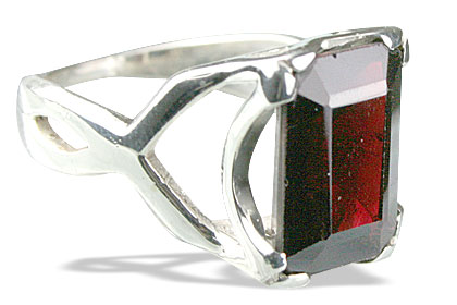 Design 13595: red garnet rings
