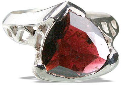 Design 13597: red garnet rings