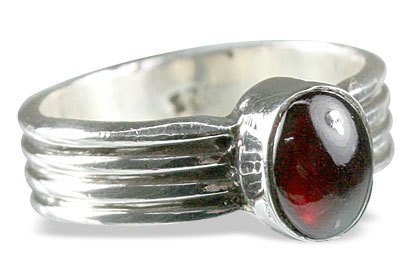 Design 13646: red garnet rings