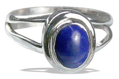 Design 14118: blue lapis lazuli contemporary rings