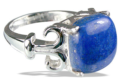 Design 14191: blue lapis lazuli mens rings