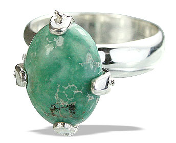 Design 14210: blue,green turquoise contemporary rings
