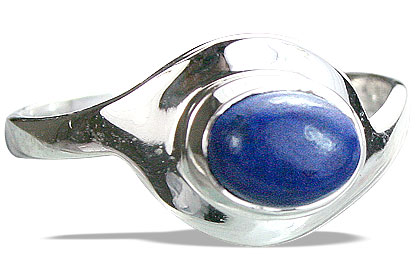 Design 14289: blue lapis lazuli contemporary rings