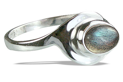 Design 14290: blue,green,gray labradorite contemporary rings