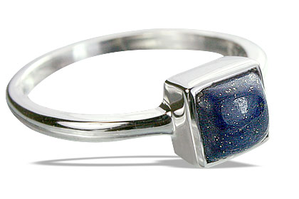 Design 14322: blue lapis lazuli contemporary rings