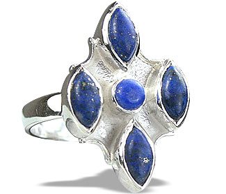 Design 14421: blue lapis lazuli estate rings