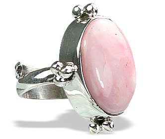 Design 15410: pink,multi-color pink opal adjustable rings