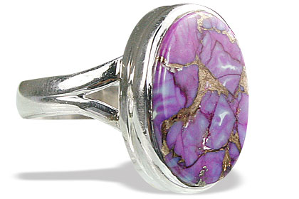 Design 15612: purple,yellow mohave american-southwest rings