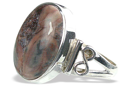 Design 15613: black,brown jasper classic rings