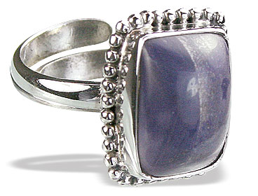 Design 15844: blue,white tiffany stone classic rings