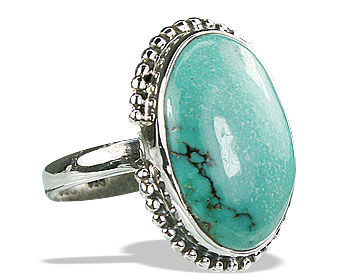 Design 15929: green turquoise cocktail rings