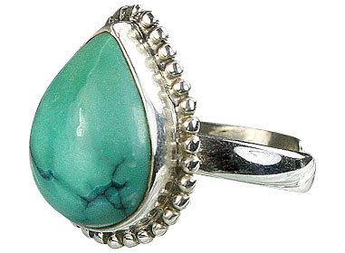 Design 15940: green turquoise brides-maids rings