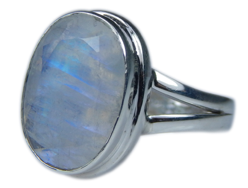Design 21332: blue,white moonstone rings