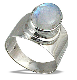 Design 8454: white moonstone rings