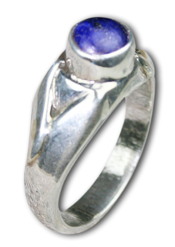 Design 8517: blue lapis lazuli rings