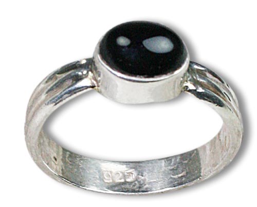 Design 8518: Black onyx rings