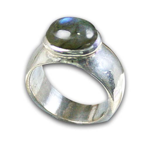 Design 8545: Green labradorite rings