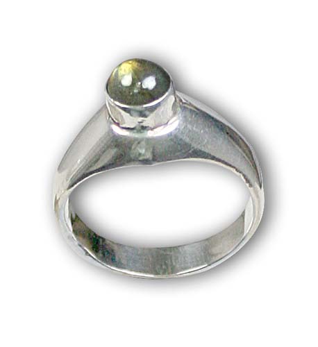 Design 8547: green labradorite rings