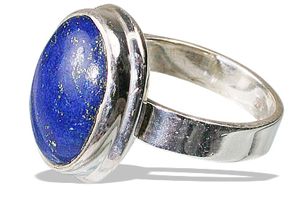 Design 8555: blue lapis lazuli rings