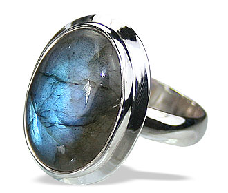 Design 8558: blue,green labradorite contemporary rings