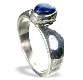 Design 8601: blue lapis lazuli rings