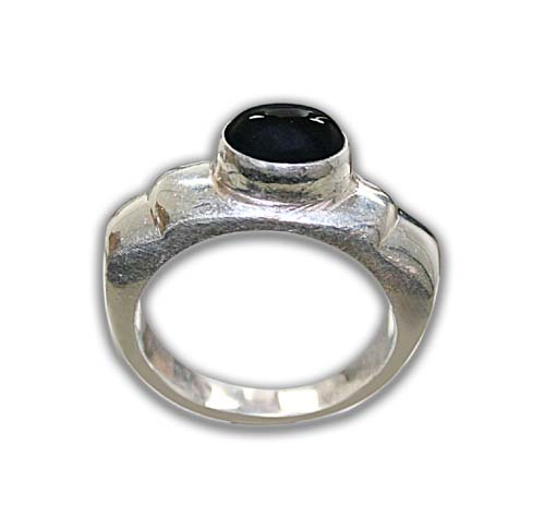 Design 8606: black onyx rings
