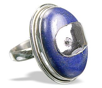 Design 8614: blue lapis lazuli american-southwest rings